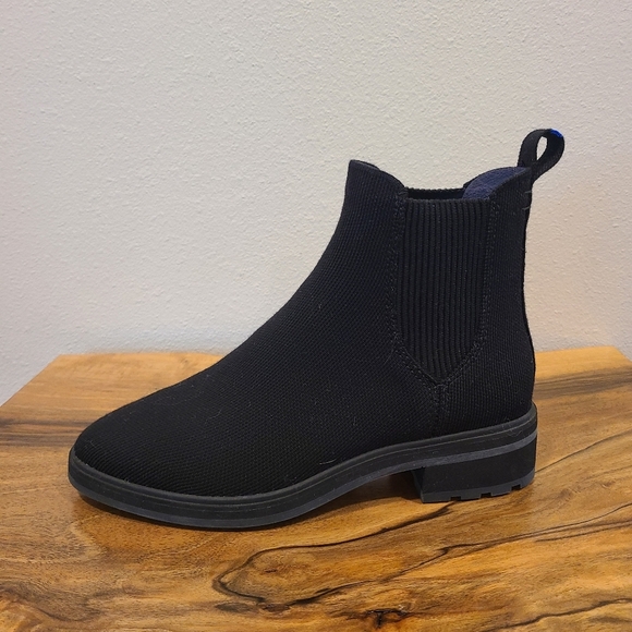 Rothy's The Lug Waterproof Boot in Onyx Black -NWOT - Picture 9 of 11